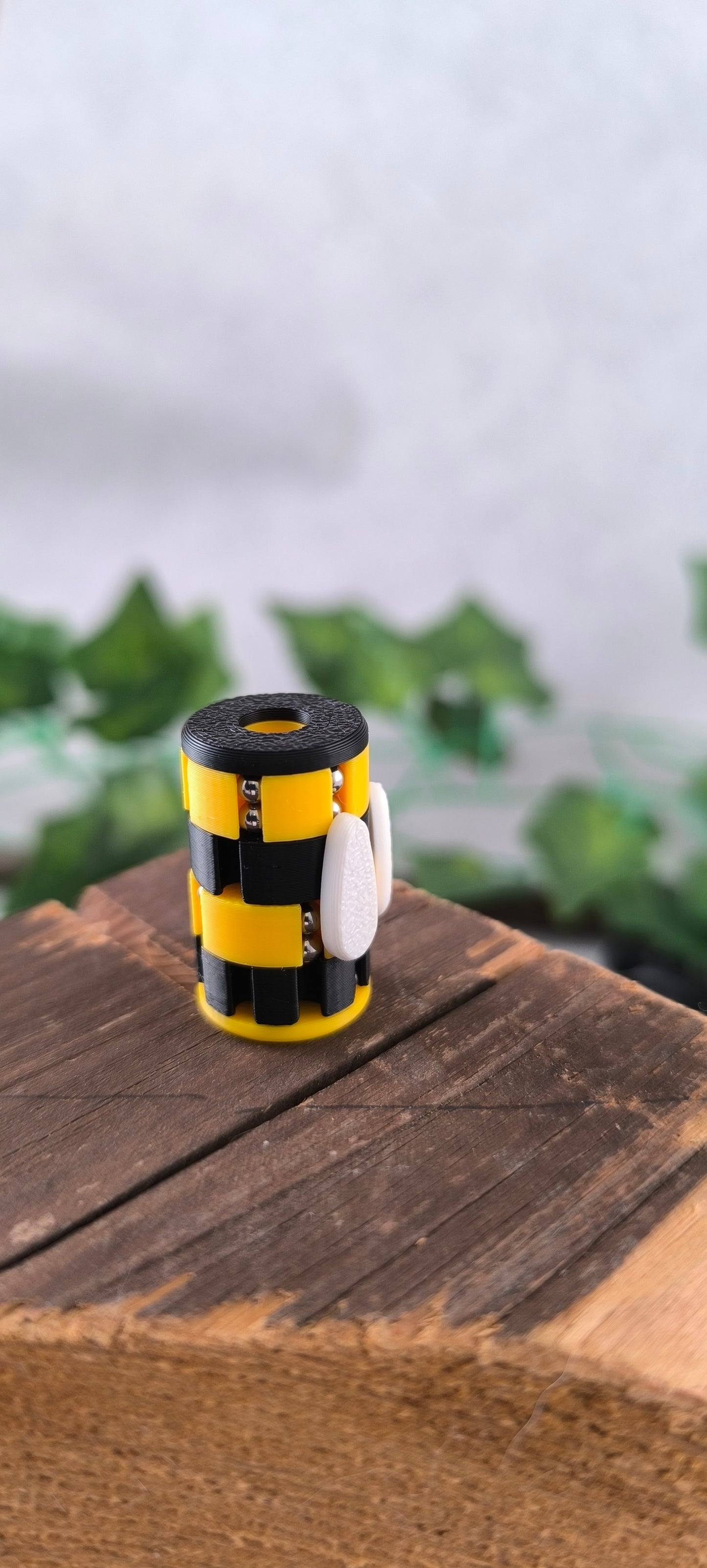 Bee keychain Fidget -Bead on a Lanyard
