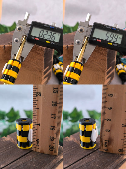 Bee keychain Fidget -Bead on a Lanyard