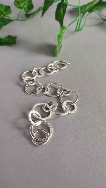 Multitextural Bracelet - handforged from scratch